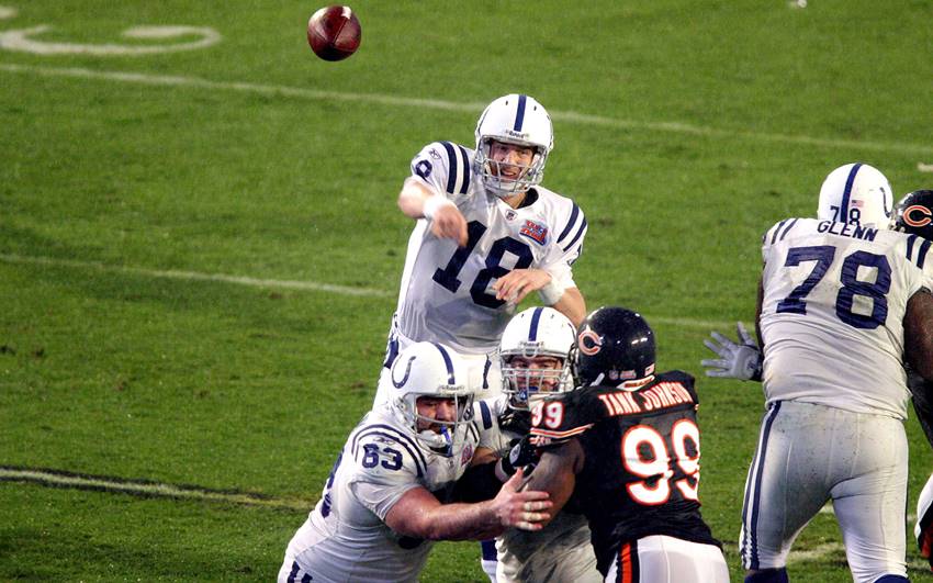 Peyton Manning, Colts vs Bears SB